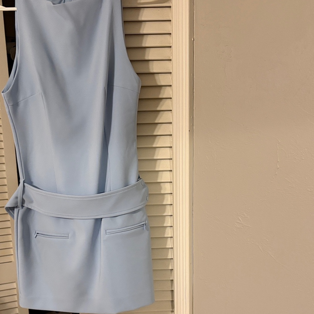 Zara Light Blue Mini Dress